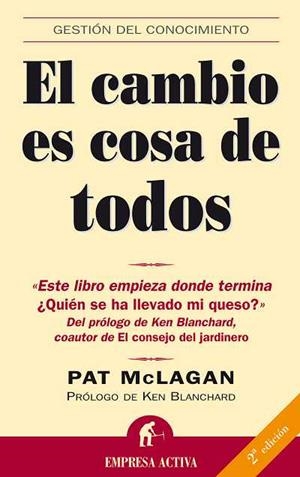 EL CAMBIO ES COSA DE TODOS | 9788495787408 | MCLAGAN | Llibres Parcir | Librería Parcir | Librería online de Manresa | Comprar libros en catalán y castellano online