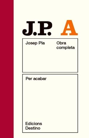 OBRA COMPLETA A PER ACABAR | 9788497101875 | PLA | Llibres Parcir | Llibreria Parcir | Llibreria online de Manresa | Comprar llibres en català i castellà online