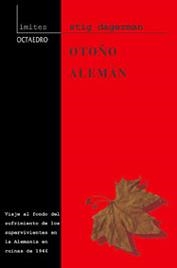 OTOÑO ALEMÁN | 9788480635172 | DAGERMAN, STIG | Llibres Parcir | Llibreria Parcir | Llibreria online de Manresa | Comprar llibres en català i castellà online