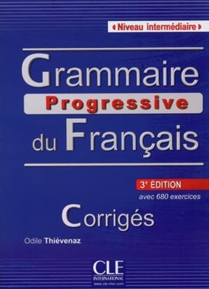 GRAMMAIRE PROGRESSIVE DU FRANÇAIS -3ºEDITION-CORRIGÉS-NIVEAU INTERMÉDIAIRE | 9782090381177 | - | Llibres Parcir | Librería Parcir | Librería online de Manresa | Comprar libros en catalán y castellano online