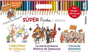 SÚPER PINTA I ESCRIU CATALUNYA | 9788424653385 | CANYELLES, ANNA/SOLER I GUASCH, TONI/BAYÉS, PILARÍN | Llibres Parcir | Llibreria Parcir | Llibreria online de Manresa | Comprar llibres en català i castellà online