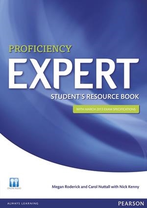 EXPERT PROFICIENCY STUDENT'S RESOURCE BOOK | 9781408299005 | RODERICK, MEGAN | Llibres Parcir | Llibreria Parcir | Llibreria online de Manresa | Comprar llibres en català i castellà online