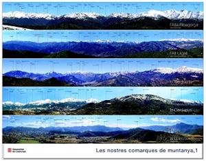 MAPA POSTER COMARQUES ALTA RIBARGORÇA ALT URGELL BERGUEDA CERDANYA GARROTXA | 8420093048178 | Llibres Parcir | Llibreria Parcir | Llibreria online de Manresa | Comprar llibres en català i castellà online