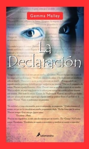 LA DECLARACIÓN | 9788498381801 | MALLEY, GEMMA | Llibres Parcir | Llibreria Parcir | Llibreria online de Manresa | Comprar llibres en català i castellà online