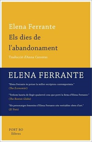 ELS DIES DE L'ABANDONAMENT | 9788416259779 | FERRANTE, ELENA | Llibres Parcir | Llibreria Parcir | Llibreria online de Manresa | Comprar llibres en català i castellà online