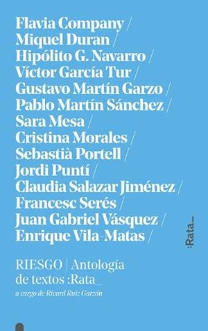 RIESGO | 9788494489136 | Llibres Parcir | Llibreria Parcir | Llibreria online de Manresa | Comprar llibres en català i castellà online