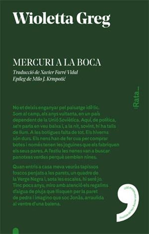 MERCURI A LA BOCA | 9788416738212 | GREG, WIOLETTA | Llibres Parcir | Librería Parcir | Librería online de Manresa | Comprar libros en catalán y castellano online