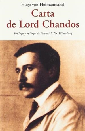 CARTA DE LORD CHANDOS CEN -59 | 9788497167987 | HOFMANNSTHAL, HUGO VON | Llibres Parcir | Librería Parcir | Librería online de Manresa | Comprar libros en catalán y castellano online