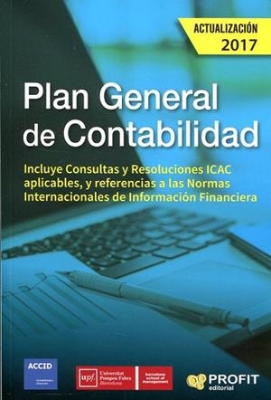 PLAN GENERAL DE CONTABILIDAD (ACTUALIZACIÓN 2017) | 9788416904549 | Llibres Parcir | Llibreria Parcir | Llibreria online de Manresa | Comprar llibres en català i castellà online