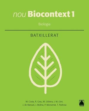 NOU BIOCONTEXT 1. BIOLOGIA - EDICIó 2016 | 9788430753574 | COSTA VILA, MARCEL / FORMIGA CRUZ, MERTIXELL / GRAU SáNCHEZ, RAMON / LLOBERA SANDE, MIQUEL / LLORT P | Llibres Parcir | Llibreria Parcir | Llibreria online de Manresa | Comprar llibres en català i castellà online