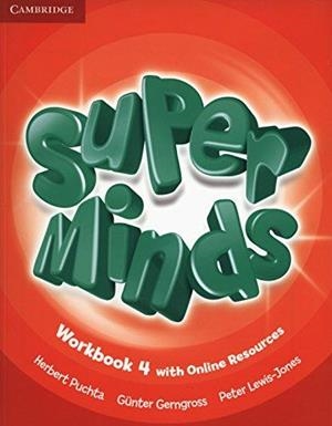 SUPER MINDS LEVEL 4 WORKBOOK WITH ONLINE RESOURCES | 9781107483033 | PUCHTA, HERBERT / GERNGROSS, GüNTER / LEWIS-JONES, PETER | Llibres Parcir | Llibreria Parcir | Llibreria online de Manresa | Comprar llibres en català i castellà online