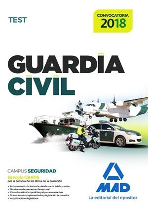 GUARDIA CIVIL. TTEST PARA LA PREPARACIóN DE OPOSICIóN | 9788414210734 | AA.VV. | Llibres Parcir | Librería Parcir | Librería online de Manresa | Comprar libros en catalán y castellano online