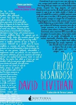 DOS CHICOS BESáNDOSE | 9788494527753 | LEVITHAN, DAVID | Llibres Parcir | Librería Parcir | Librería online de Manresa | Comprar libros en catalán y castellano online