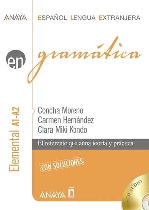 GRAMáTICA. NIVEL ELEMENTAL A1-A2 | 9788467885293 | MORENO GARCíA, CONCHA / HERNáNDEZ ALCAIDE, CARMEN / KONDO PéREZ, CLARA MIKI | Llibres Parcir | Llibreria Parcir | Llibreria online de Manresa | Comprar llibres en català i castellà online