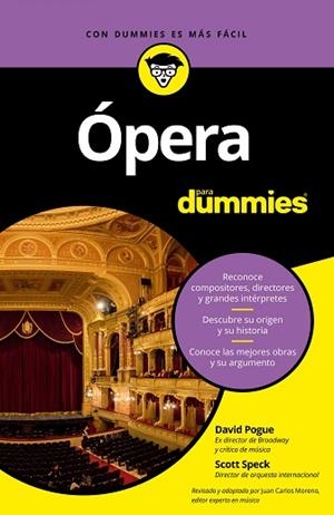 ÓPERA PARA DUMMIES | 9788432904165 | SPECK, SCOTT/POGUE, DAVID | Llibres Parcir | Llibreria Parcir | Llibreria online de Manresa | Comprar llibres en català i castellà online