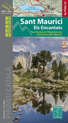 MAPA SANT MAURICI ELS ENCANTATS 1:25.000 -ALPINA | 9788480907347 | Llibres Parcir | Librería Parcir | Librería online de Manresa | Comprar libros en catalán y castellano online