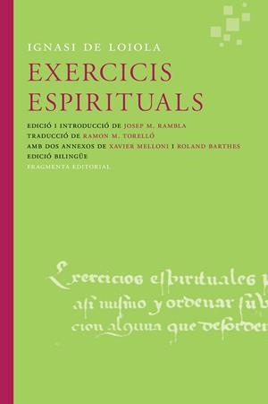 EXERCICIS ESPIRITUALS | 9788415518600 | IGNASI DE LOIOLA | Llibres Parcir | Llibreria Parcir | Llibreria online de Manresa | Comprar llibres en català i castellà online