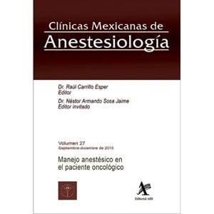 MANEJO ANESTÉSICO EN EL PACIENTE ONCOLÓGICO | PODI63539 | CARRILLO ESPER  RAÚL | Llibres Parcir | Llibreria Parcir | Llibreria online de Manresa | Comprar llibres en català i castellà online