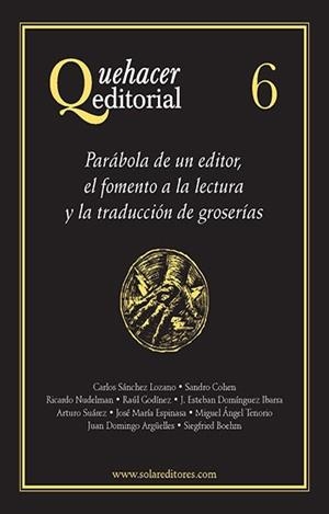 QUEHACER EDITORIAL 6 | PODI27956 | ZENKER  ALEJANDRO | Llibres Parcir | Librería Parcir | Librería online de Manresa | Comprar libros en catalán y castellano online