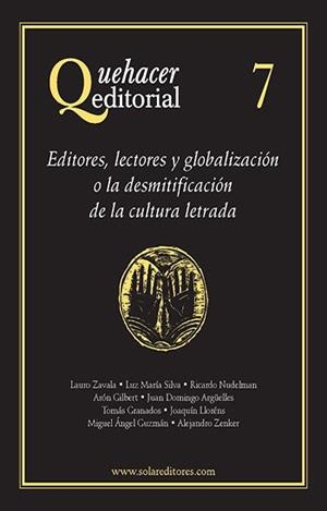 QUEHACER EDITORIAL 7 | PODI27957 | ZENKER  ALEJANDRO | Llibres Parcir | Librería Parcir | Librería online de Manresa | Comprar libros en catalán y castellano online