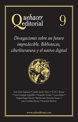 QUEHACER EDITORIAL 9 | PODI28020 | ZENKER  ALEJANDRO | Llibres Parcir | Librería Parcir | Librería online de Manresa | Comprar libros en catalán y castellano online