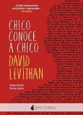 CHICO CONOCE A CHICO | 9788416858354 | LEVITHAN, DAVID | Llibres Parcir | Librería Parcir | Librería online de Manresa | Comprar libros en catalán y castellano online