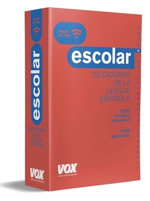 DICCIONARIO ESCOLAR DE LA LENGUA ESPAÑOLA | 9788499742823 | VOX EDITORIAL | Llibres Parcir | Librería Parcir | Librería online de Manresa | Comprar libros en catalán y castellano online