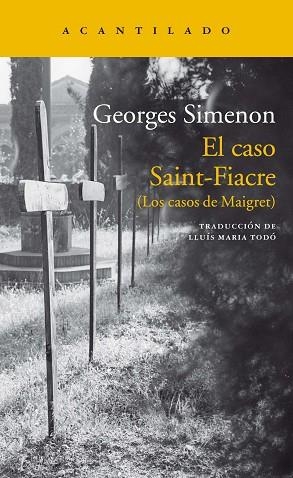 EL CASO SAINT-FIACRE | 9788417346133 | SIMENON, GEORGES | Llibres Parcir | Llibreria Parcir | Llibreria online de Manresa | Comprar llibres en català i castellà online