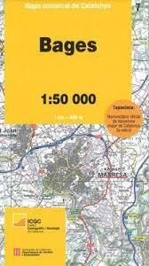 BAGES - 07. MAPA COMARCAL DE CATALUNYA (1:50.000) | 9788439396642 | Llibres Parcir | Librería Parcir | Librería online de Manresa | Comprar libros en catalán y castellano online