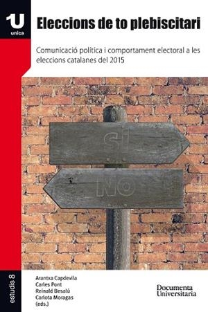 ELECCIONS DE TO PLEBISCITARI | 9788499844336 | CAPDEVILA GÓMEZ, ARANTXA/PONT SORRIBES, CARLES/BESALÚ CASADEMONT, REINALD/MORAGAS FERNÁNDEZ, CARLOTA | Llibres Parcir | Llibreria Parcir | Llibreria online de Manresa | Comprar llibres en català i castellà online