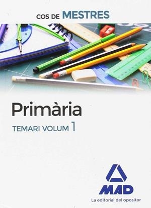 COS DE MESTRES PRIMÀRIA. TEMARI VOLUM 1 | 9788414203477 | 7 EDITORES / CENTRO DE ESTUDIOS VECTOR, S.L. | Llibres Parcir | Llibreria Parcir | Llibreria online de Manresa | Comprar llibres en català i castellà online