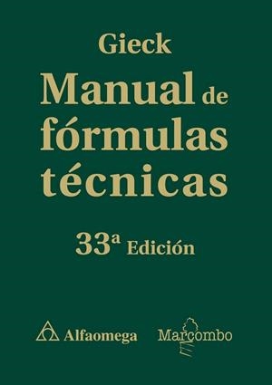 MANUAL DE FÓRMULAS TÉCNICAS | 9788426725974 | GIECK , REINER | Llibres Parcir | Librería Parcir | Librería online de Manresa | Comprar libros en catalán y castellano online