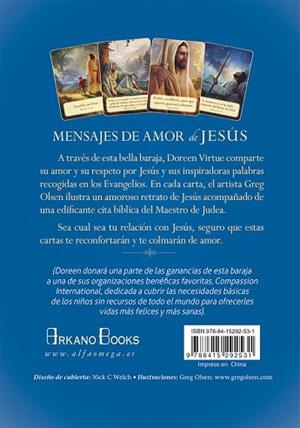 MENSAJES DE AMOR DE JESÚS | 9788415292531 | VIRTUE, DOREEN | Llibres Parcir | Librería Parcir | Librería online de Manresa | Comprar libros en catalán y castellano online