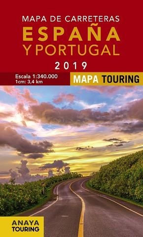 MAPA DE CARRETERAS DE ESPAÑA Y PORTUGAL 1:340.000, 2019 | 9788491581642 | ANAYA TOURING | Llibres Parcir | Librería Parcir | Librería online de Manresa | Comprar libros en catalán y castellano online