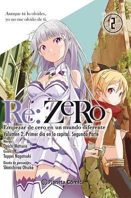 RE:ZERO (MANGA) Nº 02 | 9788491468707 | NAGATSUKI, TAPPEI | Llibres Parcir | Librería Parcir | Librería online de Manresa | Comprar libros en catalán y castellano online