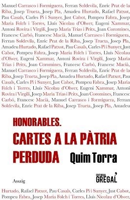 HONORABLES | 9788417660314 | TORRA I PLA, QUIM | Llibres Parcir | Librería Parcir | Librería online de Manresa | Comprar libros en catalán y castellano online