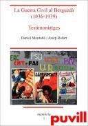 LA GUERRA CIVIL AL BERGUEDÀ (1936-1939). TESTIMONIATGES | 9788494798139 | MONTAÑÀ BUCHACA, DANIEL / RAFART CANALS, JOSEP | Llibres Parcir | Librería Parcir | Librería online de Manresa | Comprar libros en catalán y castellano online
