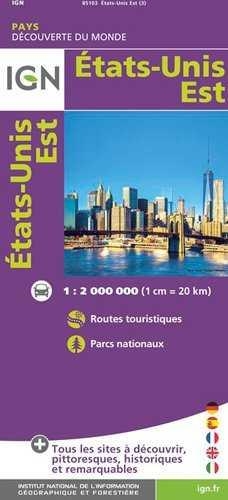 ETATS-UNIS EST 1:2.000.000 -IGN | 9782758542377 | Llibres Parcir | Librería Parcir | Librería online de Manresa | Comprar libros en catalán y castellano online