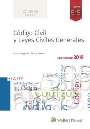 CÓDIGO CIVIL Y LEYES CIVILES GENERALES 2019 | 9788490208571 | REDACCIÓN LA LEY | Llibres Parcir | Llibreria Parcir | Llibreria online de Manresa | Comprar llibres en català i castellà online