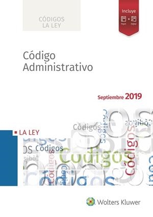 CÓDIGO ADMINISTRATIVO 2019 | 9788490208625 | WOLTERS KLUWER, REDACCIÓN | Llibres Parcir | Llibreria Parcir | Llibreria online de Manresa | Comprar llibres en català i castellà online
