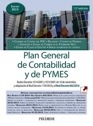 PLAN GENERAL DE CONTABILIDAD Y DE PYMES | 9788436841688 | EDICIONES PIRÁMIDE | Llibres Parcir | Llibreria Parcir | Llibreria online de Manresa | Comprar llibres en català i castellà online