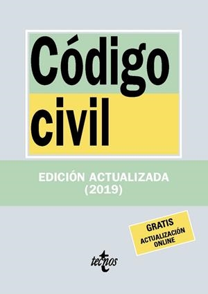 CÓDIGO CIVIL | 9788430977055 | EDITORIAL TECNOS | Llibres Parcir | Llibreria Parcir | Llibreria online de Manresa | Comprar llibres en català i castellà online