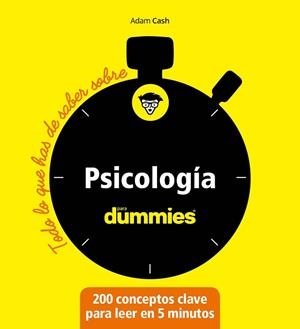 PSICOLOGÍA PARA DUMMIES | 9788432905599 | CASH, ADAM | Llibres Parcir | Llibreria Parcir | Llibreria online de Manresa | Comprar llibres en català i castellà online