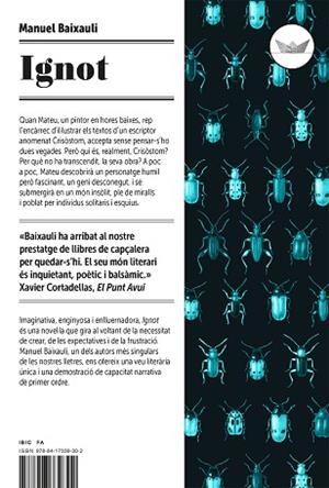 IGNOT | 9788417339302 | BAIXAULI MATEU, MANUEL | Llibres Parcir | Llibreria Parcir | Llibreria online de Manresa | Comprar llibres en català i castellà online