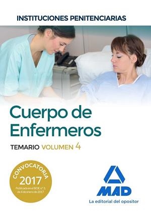 CUERPO DE ENFERMEROS DE INSTITUCIONES PENITENCIARIAS. TEMARIO VOLUMEN 4 | 9788414204450 | EDITORES, 7 / CLAVIJO GAMERO, ROCÍO / CABALLERO OLIVER, ANTONIO / PIÑA RUIZ, DOLORES / SILVA GARCÍA, | Llibres Parcir | Librería Parcir | Librería online de Manresa | Comprar libros en catalán y castellano online