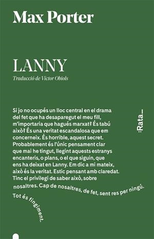 LANNY | 9788416738526 | PORTER, MAX | Llibres Parcir | Librería Parcir | Librería online de Manresa | Comprar libros en catalán y castellano online