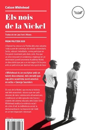 ELS NOIS DE LA NICKEL | 9788417339463 | WHITEHEAD, COLSON | Llibres Parcir | Llibreria Parcir | Llibreria online de Manresa | Comprar llibres en català i castellà online