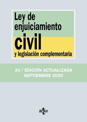 LEY DE ENJUICIAMIENTO CIVIL Y LEGISLACIÓN COMPLEMENTARIA | 9788430980031 | EDITORIAL TECNOS | Llibres Parcir | Llibreria Parcir | Llibreria online de Manresa | Comprar llibres en català i castellà online