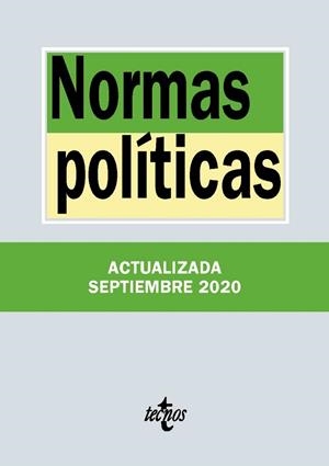 NORMAS POLÍTICAS | 9788430980048 | EDITORIAL TECNOS | Llibres Parcir | Llibreria Parcir | Llibreria online de Manresa | Comprar llibres en català i castellà online
