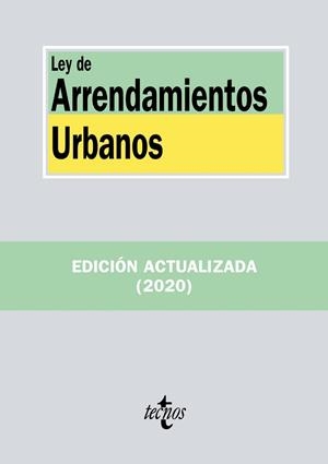 LEY DE ARRENDAMIENTOS URBANOS | 9788430979998 | EDITORIAL TECNOS | Llibres Parcir | Librería Parcir | Librería online de Manresa | Comprar libros en catalán y castellano online